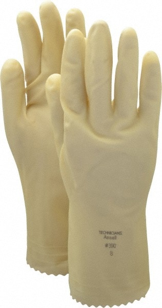 Series 88-390 Chemical Resistant Gloves: Size Medium, 13.00 Thick, Rubber, Latex & Neoprene, Unsupported,