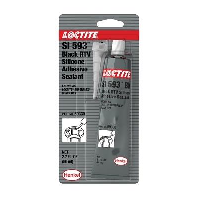 Joint Sealant: 80 mL Tube, Black, RTV Silicone