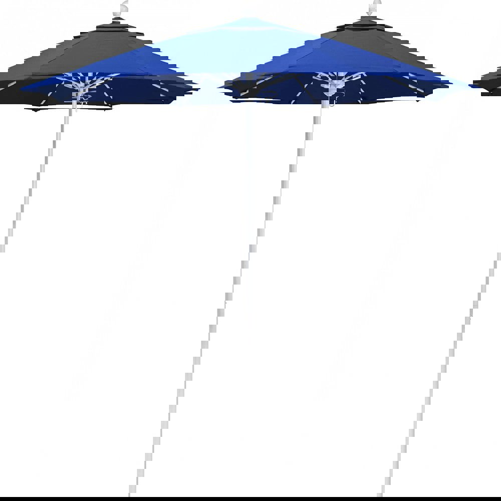 Patio Umbrellas; Fabric Color: Royal Blue ; Base Included: No ; Fade Resistant: Yes ; Diameter (Feet): 7.5 ; Canopy Fabric: Solution Dyed Polyester ; Umbrella Diameter (Inch): 90