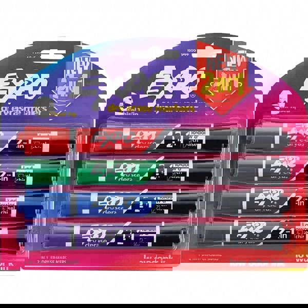 Dry Erase Markers & Accessories; Tip Type: Chisel ; Includes: (4) Dry Erase Markers