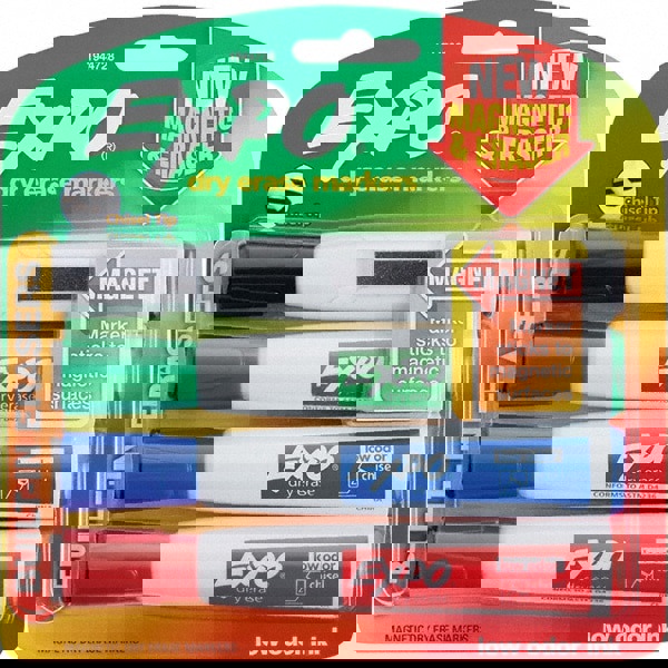 Dry Erase Markers & Accessories; Tip Type: Chisel ; Includes: (4) Dry Erase Markers