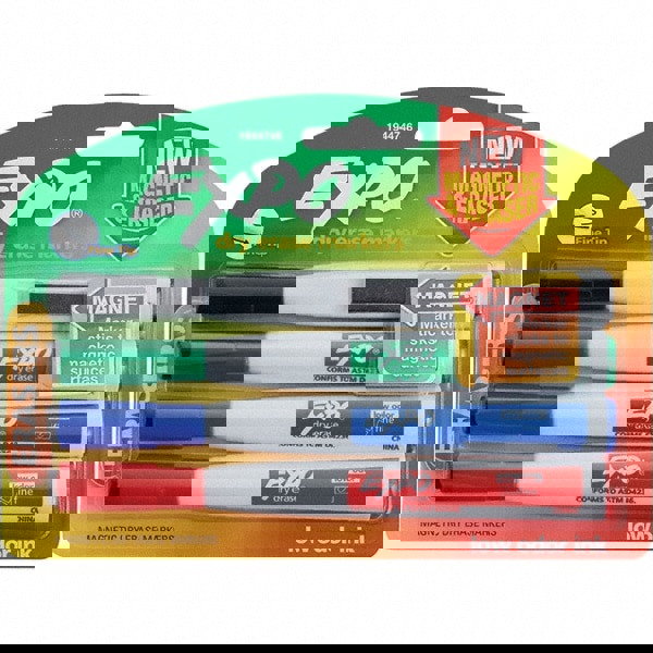 Dry Erase Markers & Accessories; Color: Black; Blue; Green; Red ; Tip Type: Fine ; For Use With: Dry Erase Marker Boards ; Marker Cap: Capped ; Includes: (4) Dry Erase Markers ; UNSPSC Code: 44111912