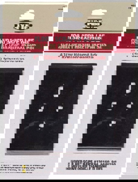 Scraper Replacement Blades; Number Of Edges: 2 ; Blade Length: 7.5in ; Blade Width: 4in ; UNSPSC Code: 47121813