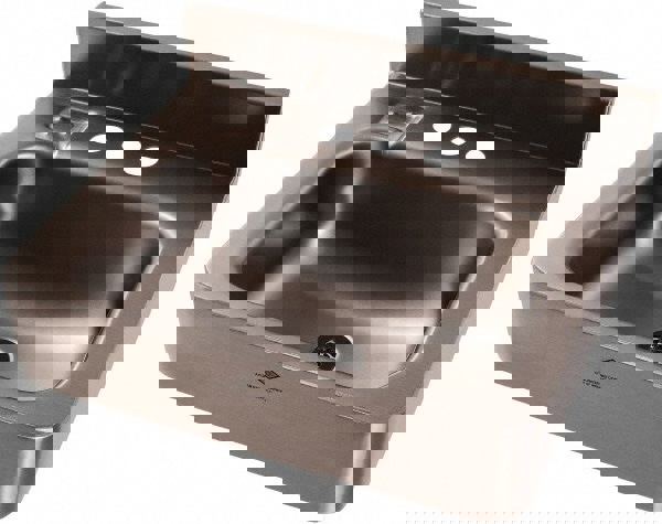 Lavatory Sink: Wall-Hung Mount, 304 Stainless Steel