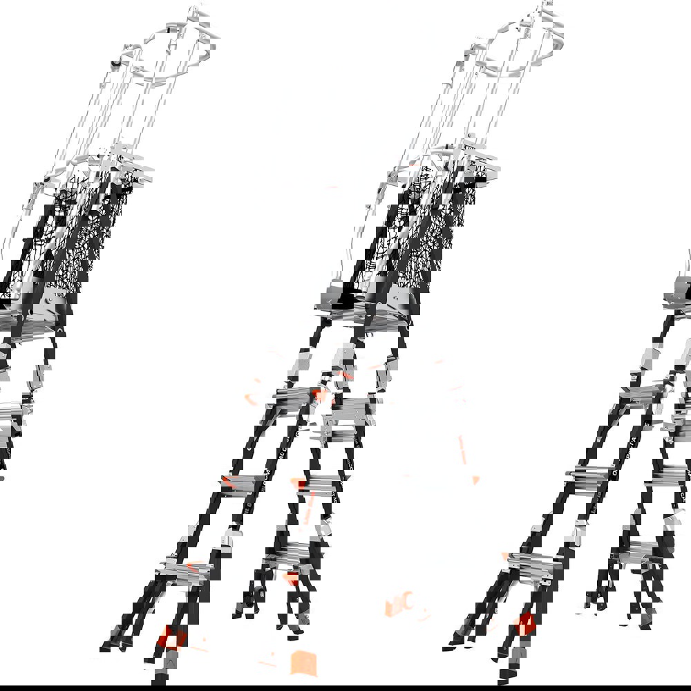Step Ladders; Height: 6 (Feet); Height (Inch): 96-5/8 ; Body Material: Fiberglass ; Load Capacity (Lb. - 3 Decimals): 375 ; Foldable: Yes ; Ladder Rating: Type IAA