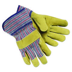 Work Gloves: Memphis 1950, Size Large, Fleece Lined, Pigskin Leather, General Purpose