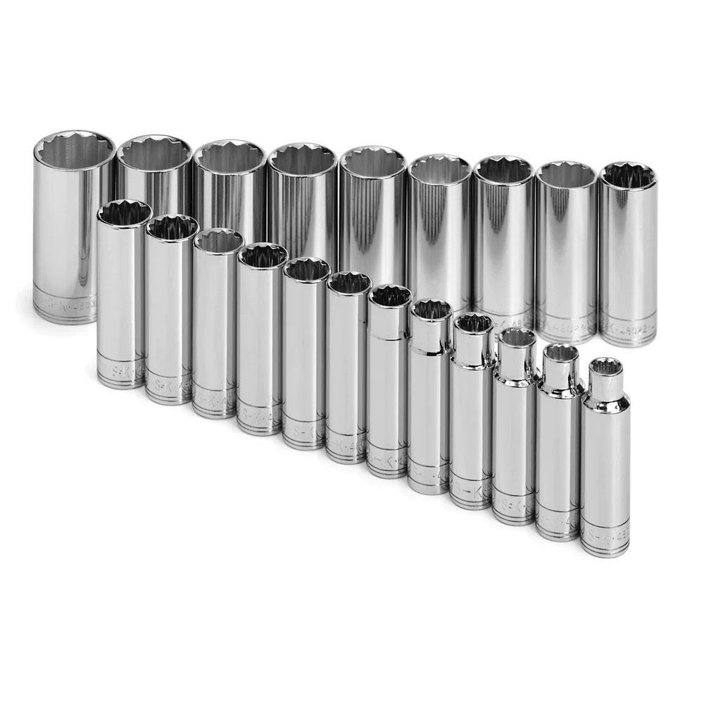 Deep Socket Set: 21 Pc