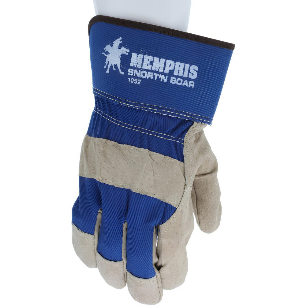 Work Gloves: Memphis 1952, Size X-Large, Pigskin Leather Lined, Pigskin Leather, General Purpose