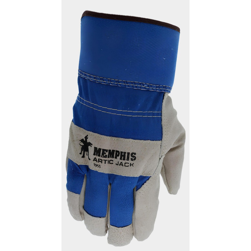 Work Gloves: Memphis 1955, Size Large, Pigskin Leather Lined, Pigskin Leather, General Purpose