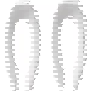 Toilet Seats; Type: Standard; Open ; Style: Elongated ; Material: Plastic ; Color: White ; Outside Width: 14.500in (Inch); Inside Width: 7.9380in (Inch)