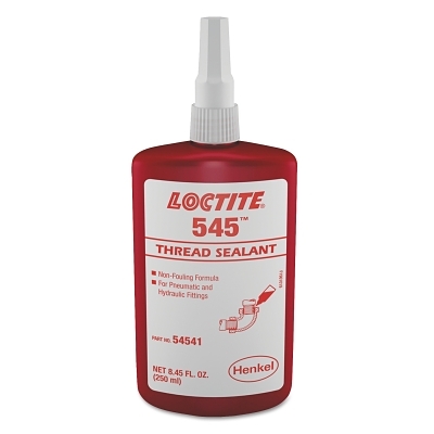 Threadlocker: Red, 250 mL, Bottle
