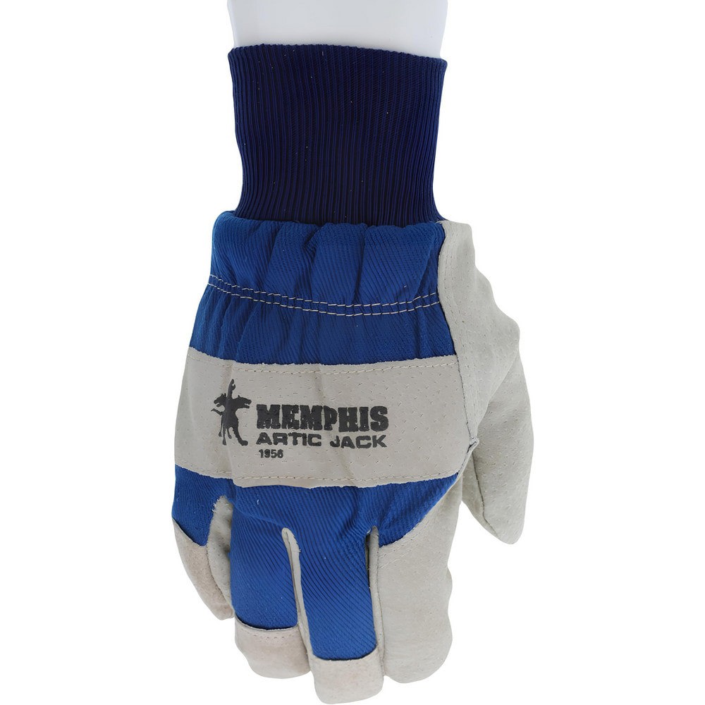 Work Gloves: Memphis 1956, Size Large, Thermosock Lined, Pigskin Leather, General Purpose