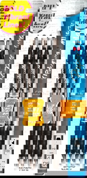 Retractable Ball Point Pen: 1 mm Tip, Black Ink