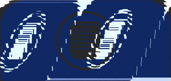 Trash Can Decal Message: Paper