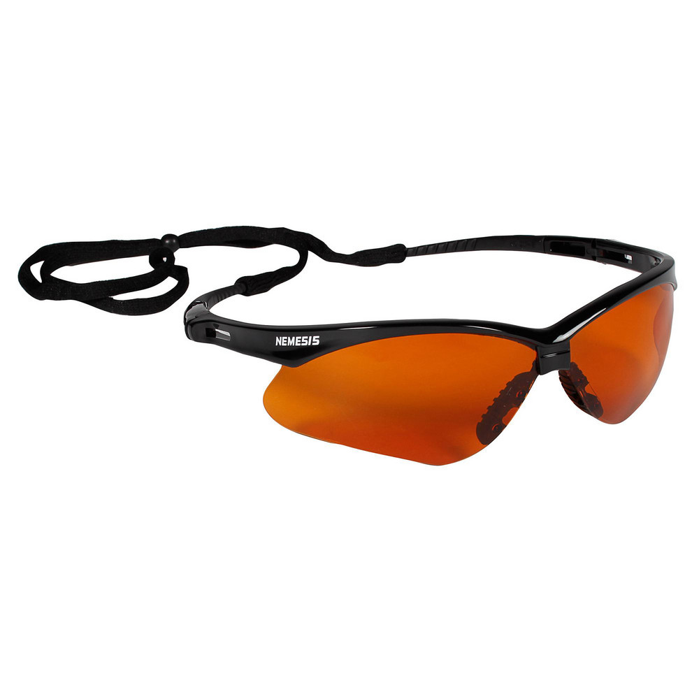Safety Glass: Scratch-Resistant, Polycarbonate, Copper Blue Block Lenses, Full-Framed, UV Protection