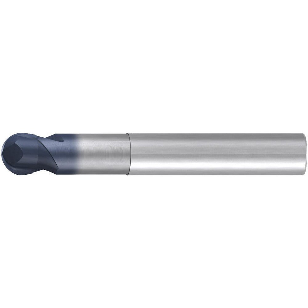 Ball End Mills; Mill Diameter (Inch): 7/16 ; Mill Diameter (mm): 11.11 ; Number Of Flutes: 2 ; End Mill Material: Carbide ; Length of Cut (Inch): 11/32 ; Length of Cut (mm): 8.73