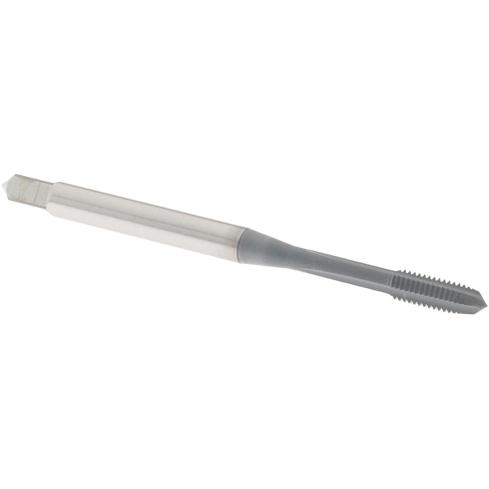 Straight Flute Tap: M3x0.5 Metric Coarse, 3 Flute, Plug Chamfer, 6H Class of Fit, High-Speed Steel