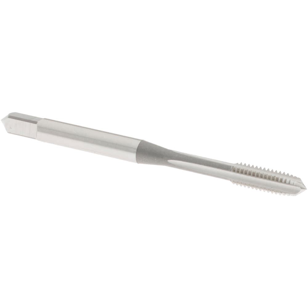 Straight Flute Tap: M4x0.7 Metric Coarse, 4 Flute, Plug Chamfer, 6H Class of Fit, High-Speed Steel, Bright/Uncoated Finish