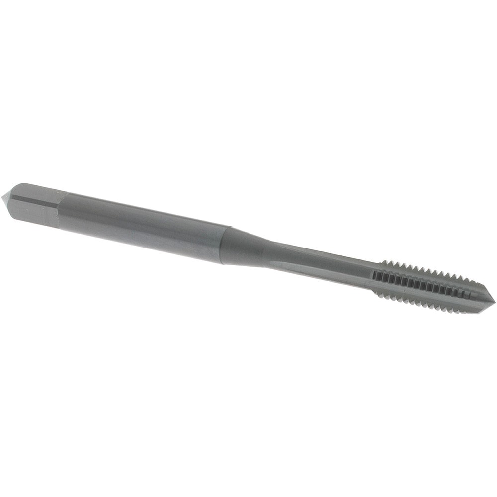 Straight Flute Tap: M4x0.70 Metric Coarse, 4 Flutes, Plug, 6H Class of Fit, High Speed Steel, Oxide Coated
