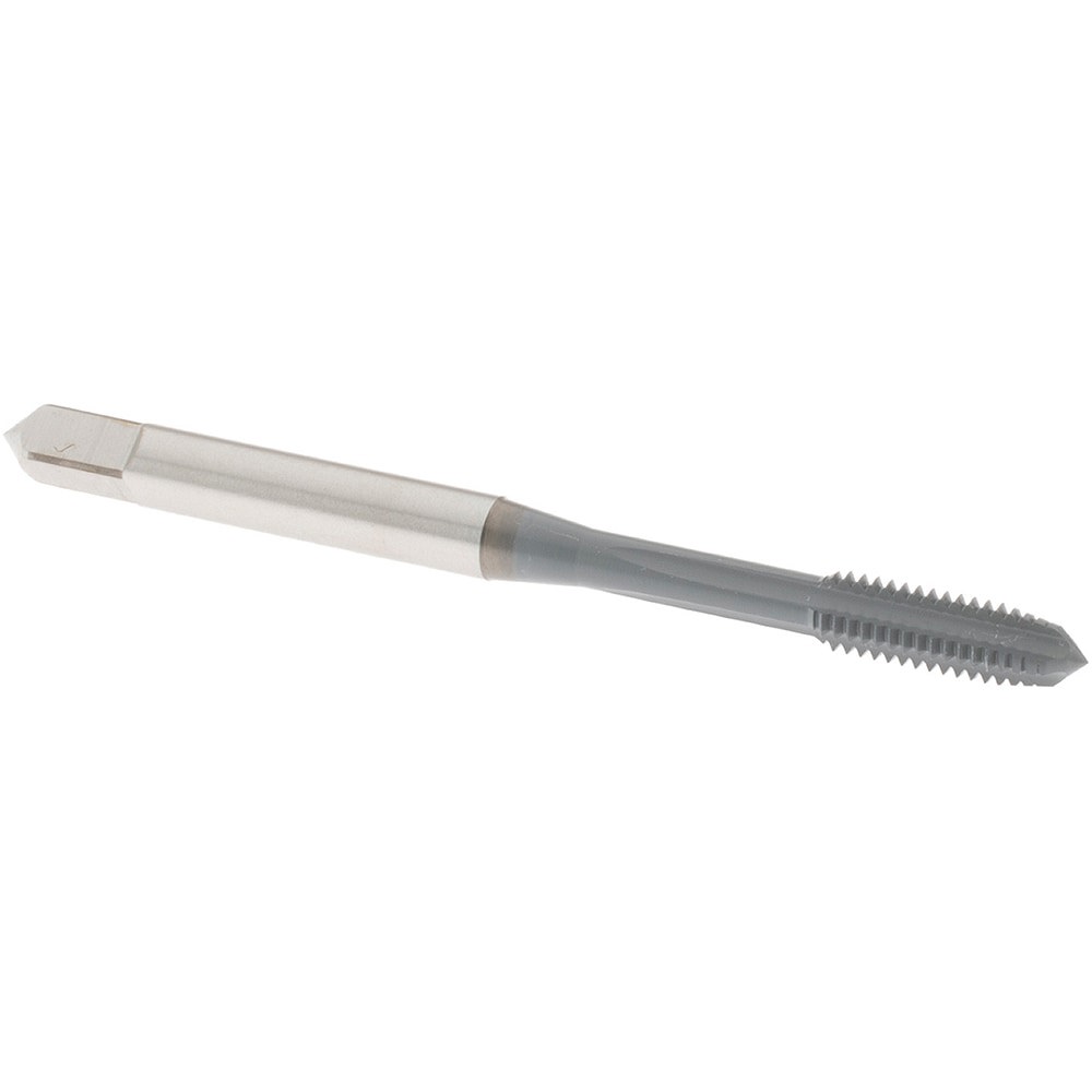 Straight Flute Tap: M4x0.7 Metric Coarse, 4 Flute, Plug Chamfer, 6H Class of Fit, High-Speed Steel