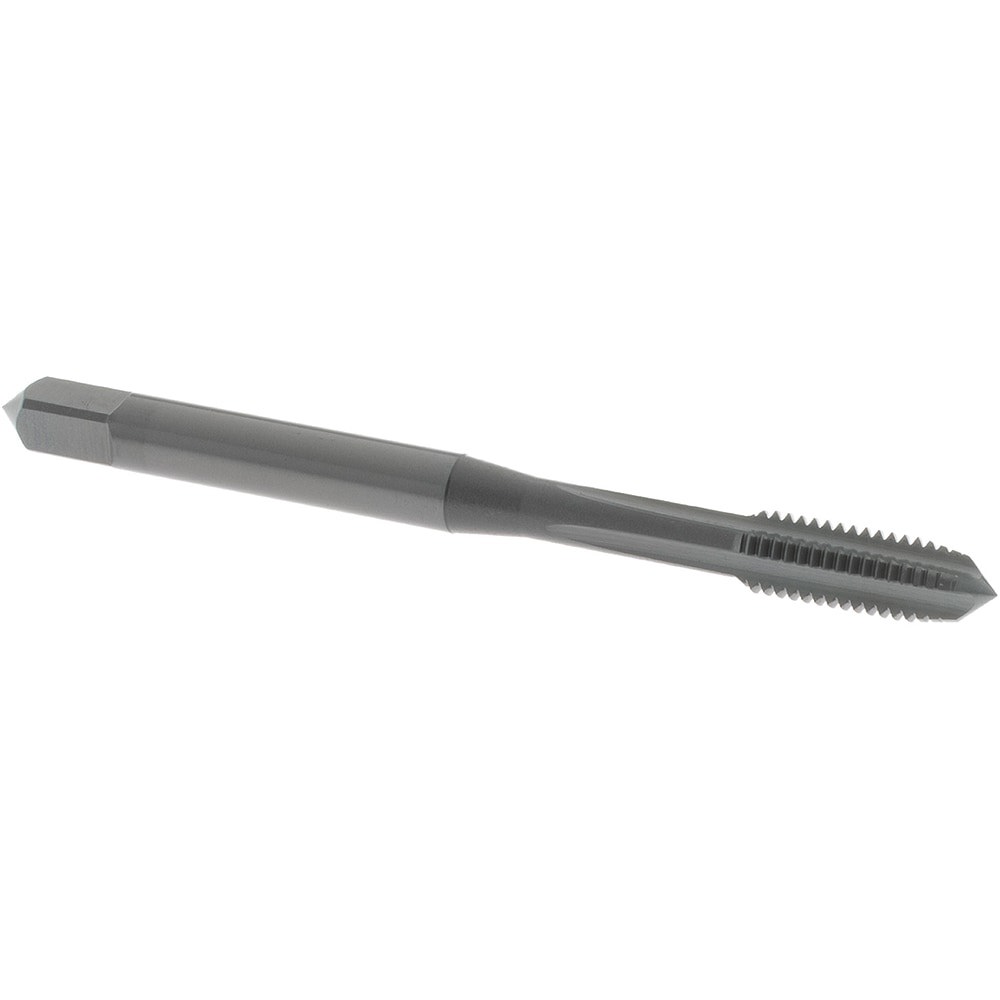 Straight Flute Tap: M5x0.80 Metric Coarse, 4 Flutes, Plug, 6H Class of Fit, High Speed Steel, Oxide Coated