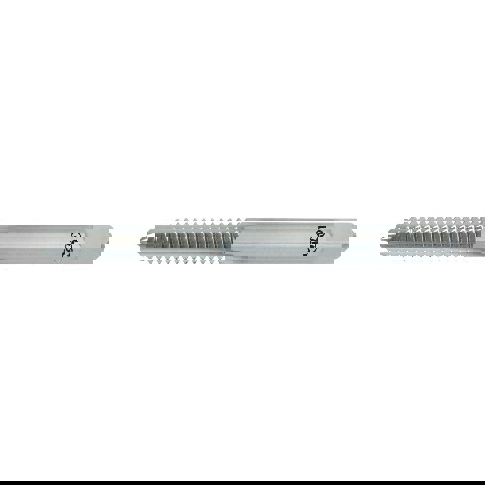 Straight Flute Tap: M5x0.8 Metric Coarse, 4 Flute, Bottoming Chamfer, 6H Class of Fit, High-Speed Steel, Oxide Finish