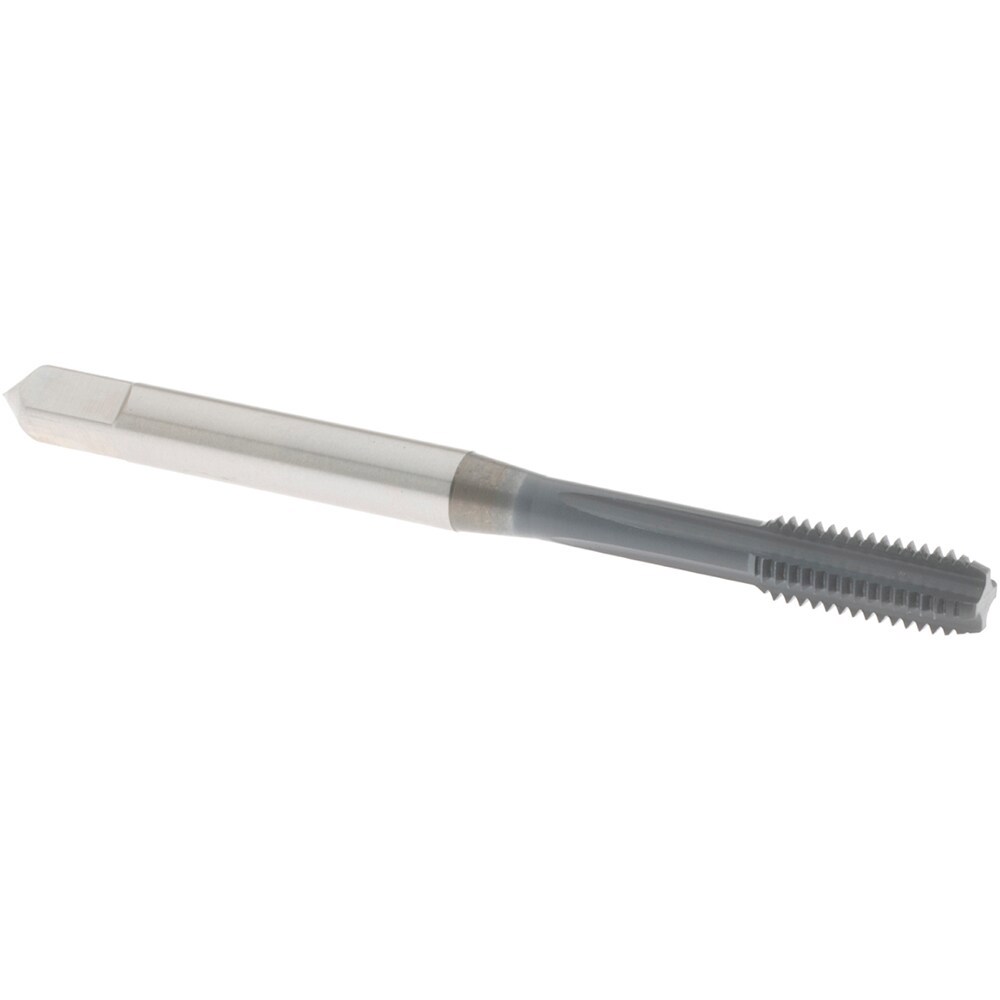 Straight Flute Tap: M5x0.8 Metric Coarse, 4 Flute, Bottoming Chamfer, 6H Class of Fit, High-Speed Steel