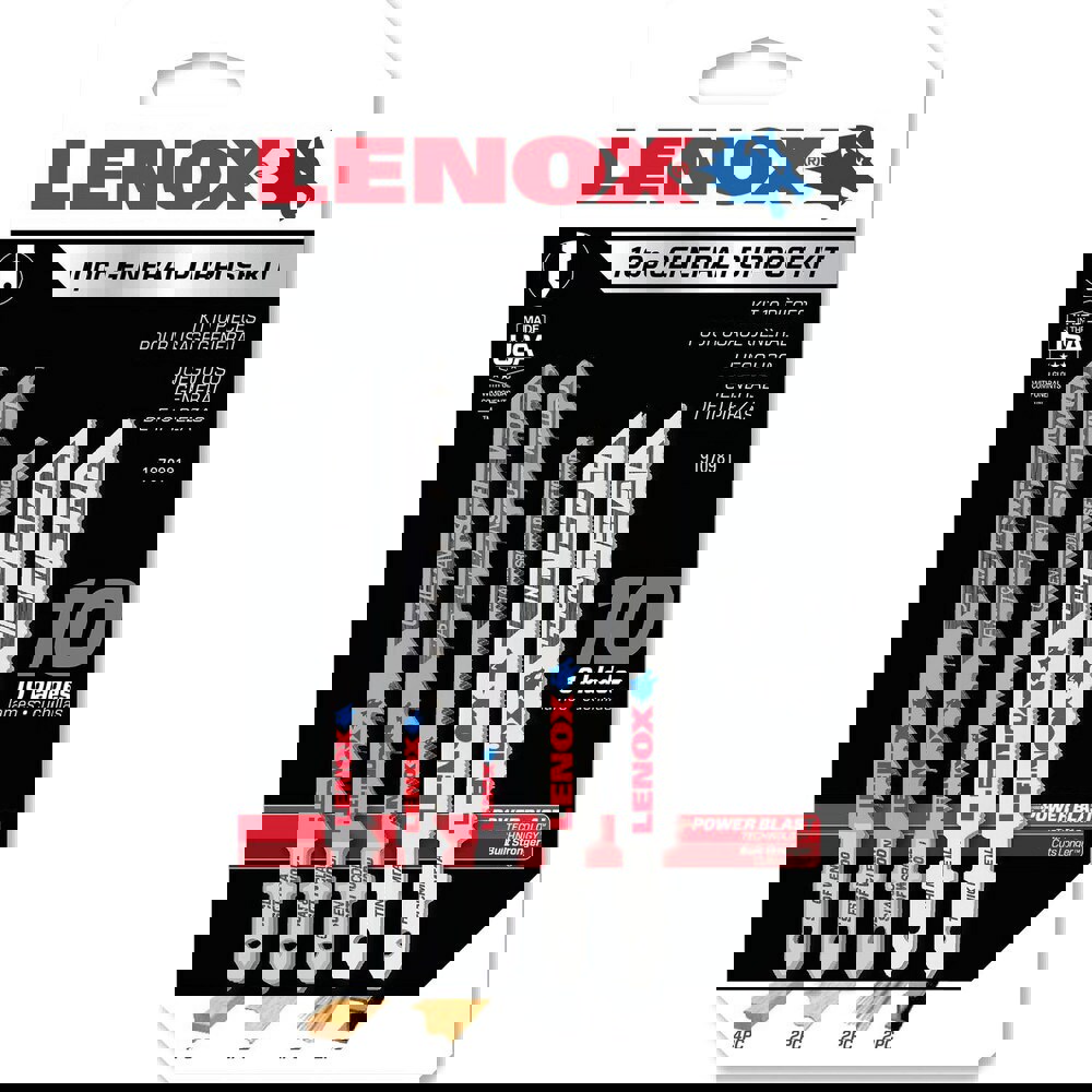 Jig Saw Blade Sets; Blade Material: Bi-Metal; Minimum Blade Length (Inch): 3.625 in; Maximum Blade Length (Inch): 4 in; Minimum Blade Thickness (Decimal Inch): 0.0500 in; Maximum Blade Thickness (Decimal Inch): 0.0500 in; Shank Type: T-Shank; Minimum Teet