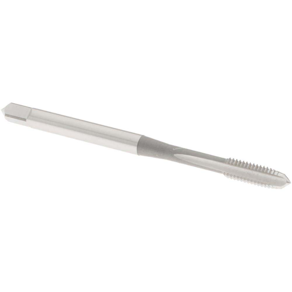 Straight Flute Tap: M3.5x0.6 Metric Coarse, 3 Flute, Plug Chamfer, 6H Class of Fit, High-Speed Steel, Bright/Uncoated Finish