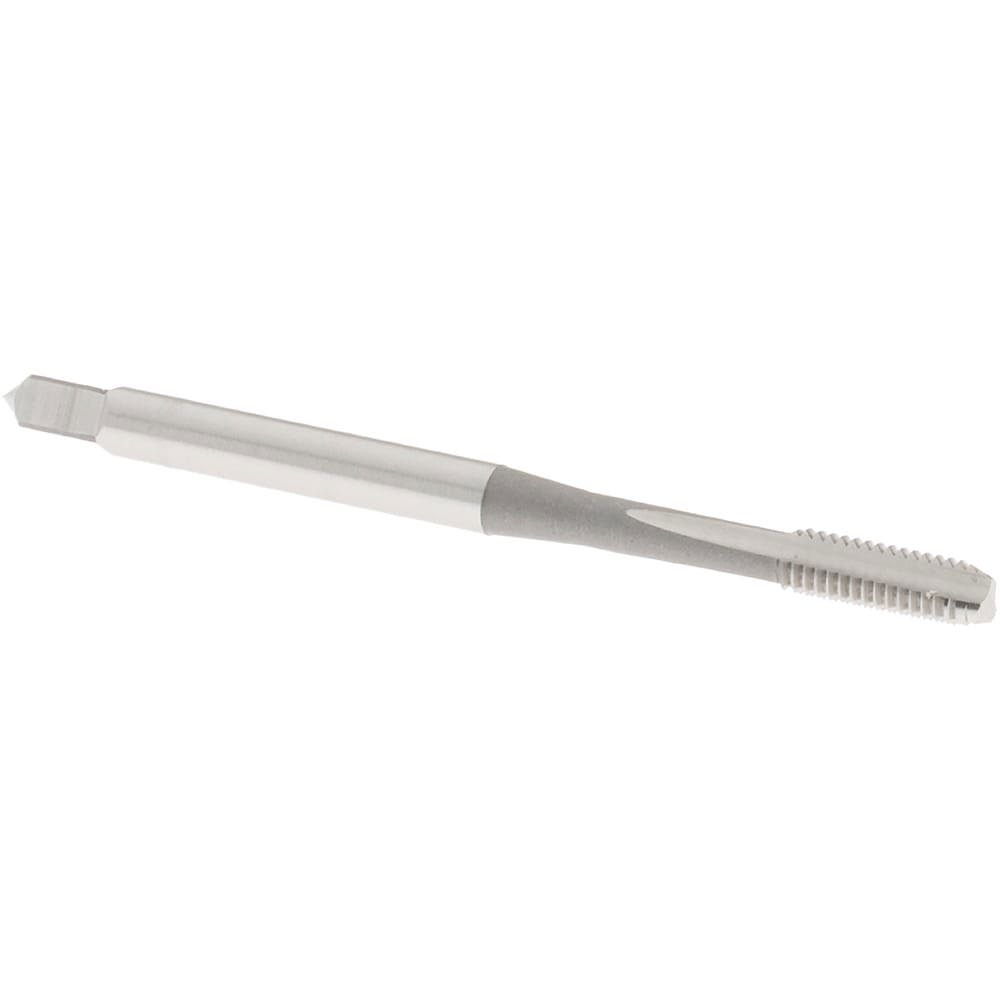 Straight Flute Tap: M3.5x0.6 Metric Coarse, 3 Flute, Bottoming Chamfer, 6H Class of Fit, High-Speed Steel, Bright/Uncoated Finish