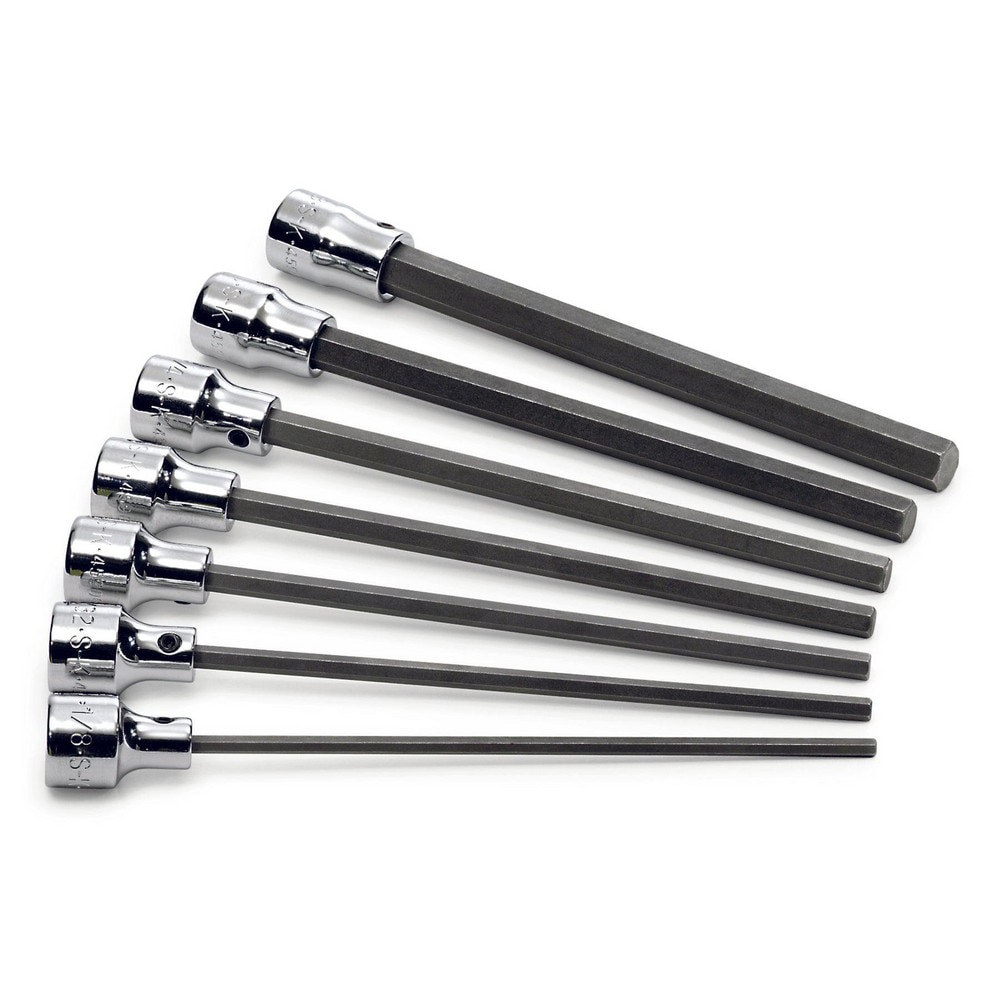 Hex Bit Socket Set: 3/8
