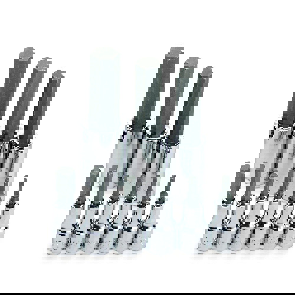 Hex Bit Socket Set: 3/8 & 1/2
