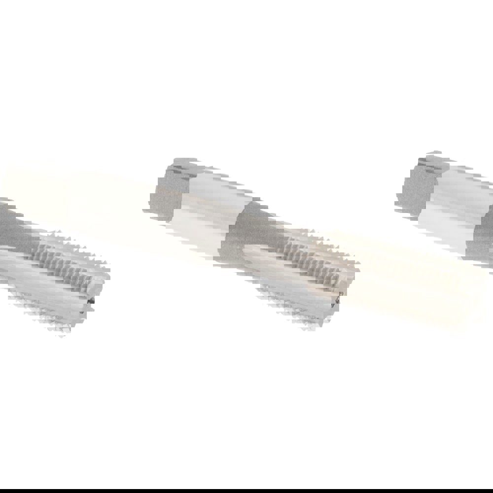 Straight Flute Tap: M10x1 Metric Fine, 4 Flute, Bottoming Chamfer, High-Speed Steel, Bright/Uncoated Finish