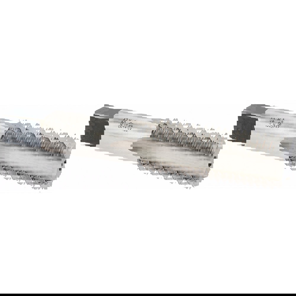 Straight Flute Tap: M20x2.50 Metric Coarse, 4 Flutes, Bottoming, High Speed Steel, Bright/Uncoated