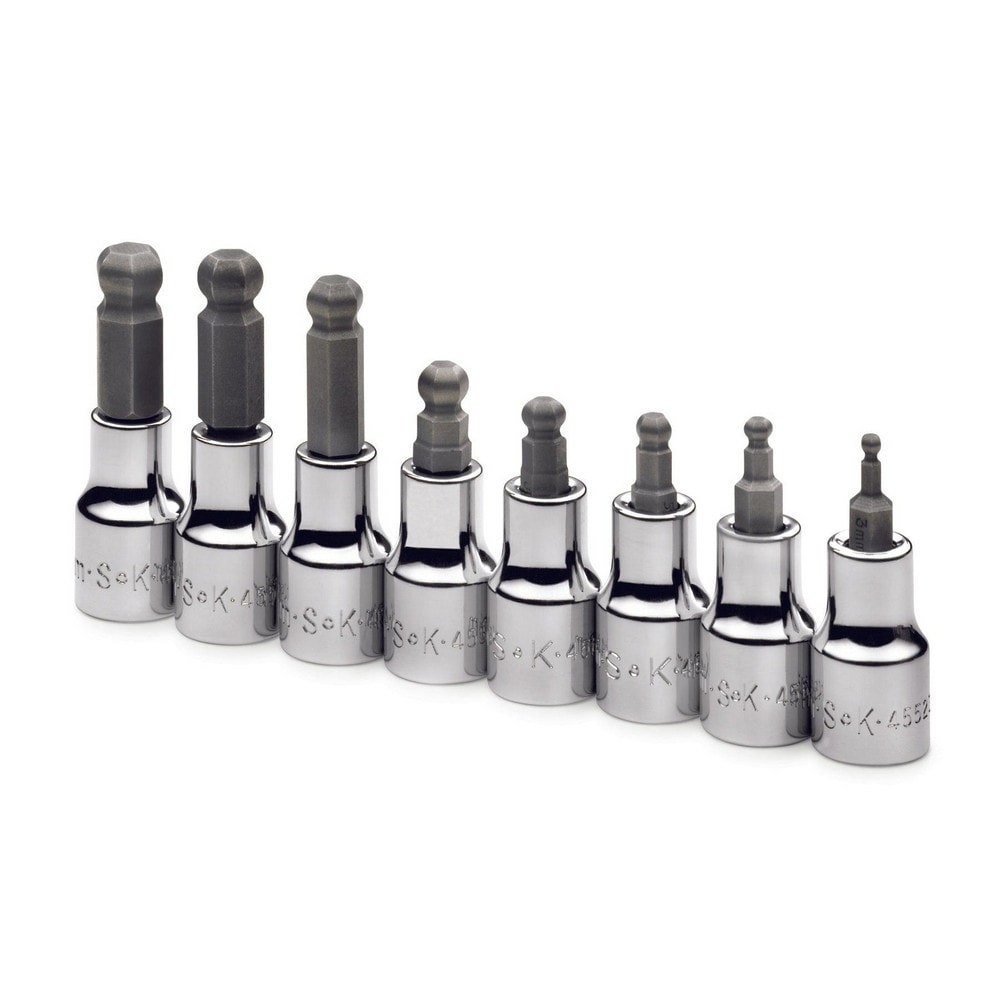 Hex Bit Socket Set: 3/8