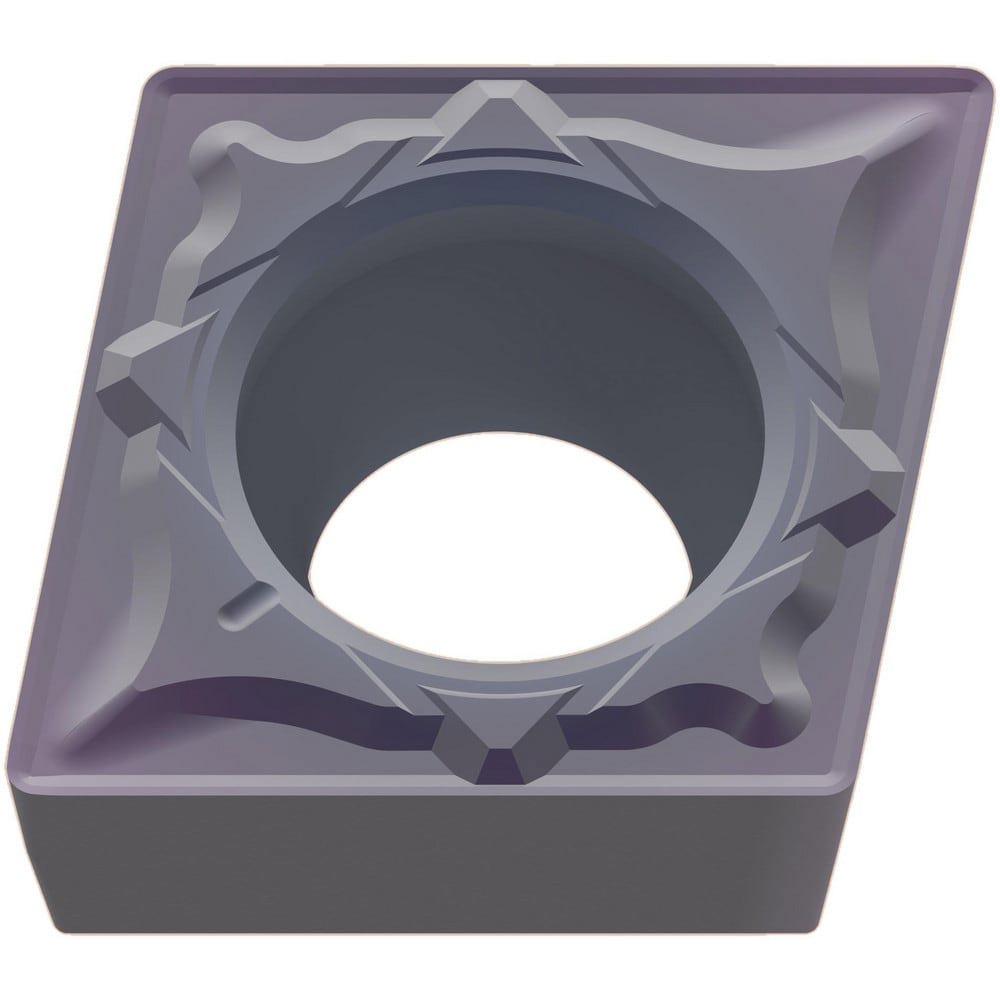 Turning Inserts; Relief Angle: 7.000 ; Insert Style: CCMT ; Corner Radius (mm): 0.40 ; Corner Radius (Inch): 1/64 ; Corner Radius (Decimal Inch): 0.0156 ; Included Angle: 80.00