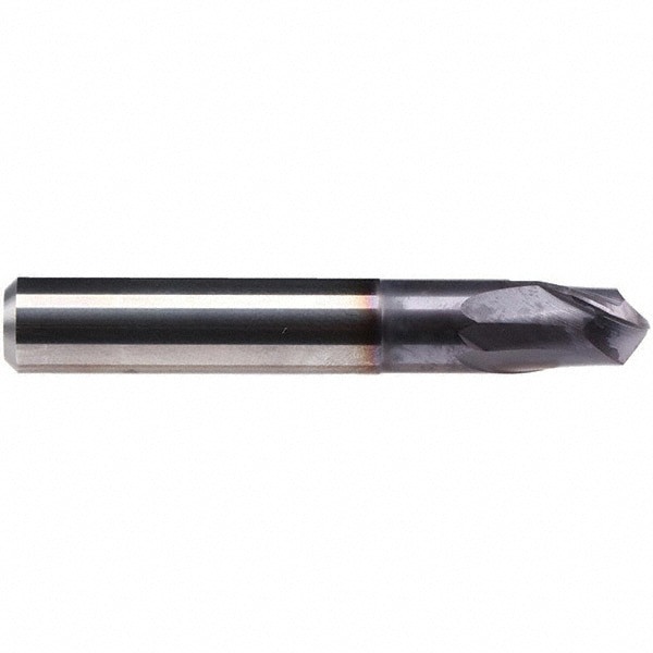 Ball End Mill: 4.00 mm Dia, 4.00 mm LOC, 2 Flute, Solid Carbide
