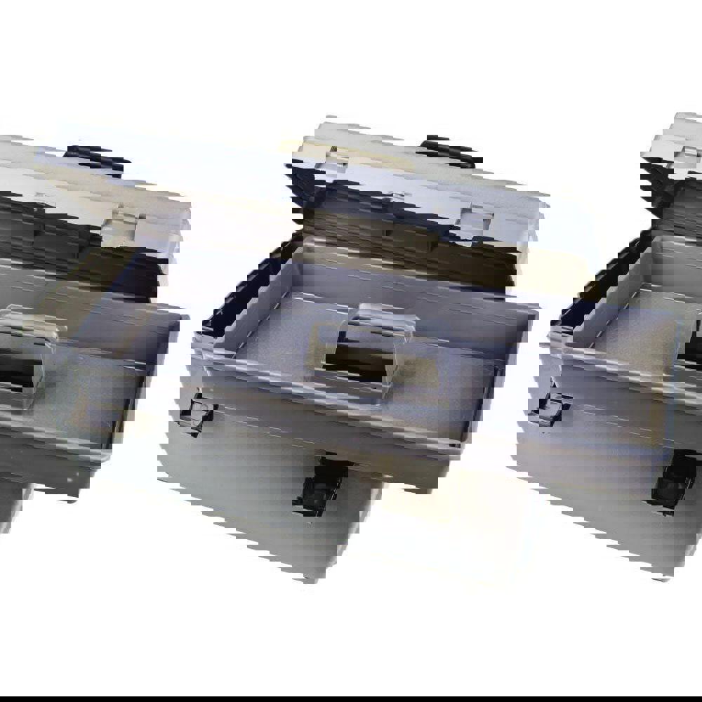 Copolymer Resin Tool Box: 1 Drawer, 1 Compartment