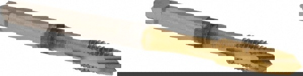 Spiral Point Tap: M5x0.8 Metric, 2 Flutes, Plug Chamfer, 6H Class of Fit, HSS, TiN Coated