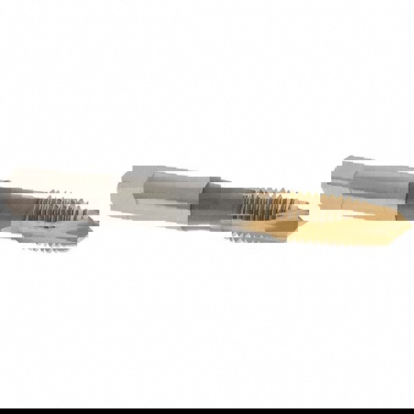 Spiral Point Tap: M10x1.5 Metric, 3 Flutes, Plug Chamfer, 6H Class of Fit, HSS, TiN Coated