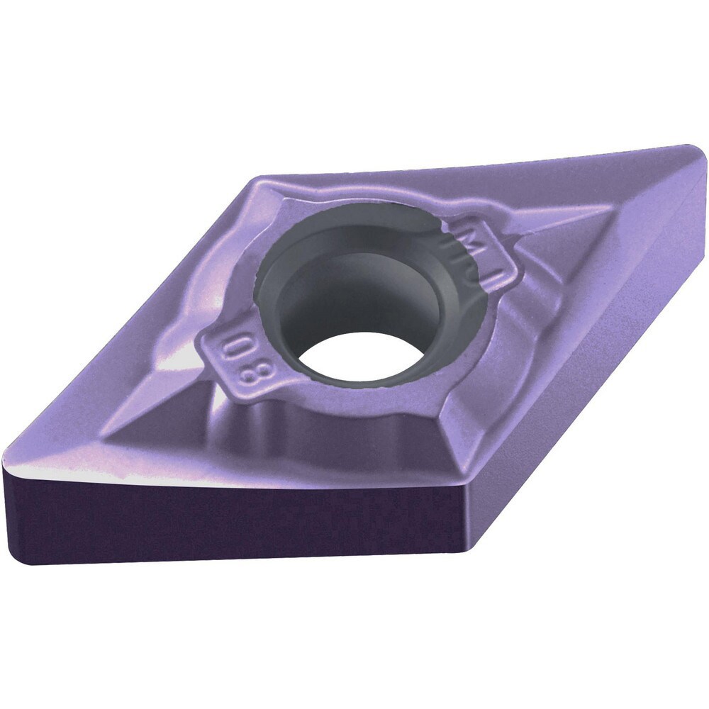 Turning Inserts; Relief Angle: 0.000 ; Insert Style: DNGM ; Corner Radius (mm): 0.80 ; Corner Radius (Decimal Inch): 0.0315 ; Included Angle: 55.00 ; Manufacturer Grade: VP10RT