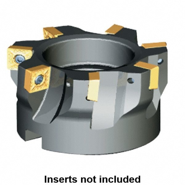 100mm Cut Diam, 32mm Arbor Hole Diam, 6.57mm Max Depth, Indexable Square-Shoulder Face Mill
