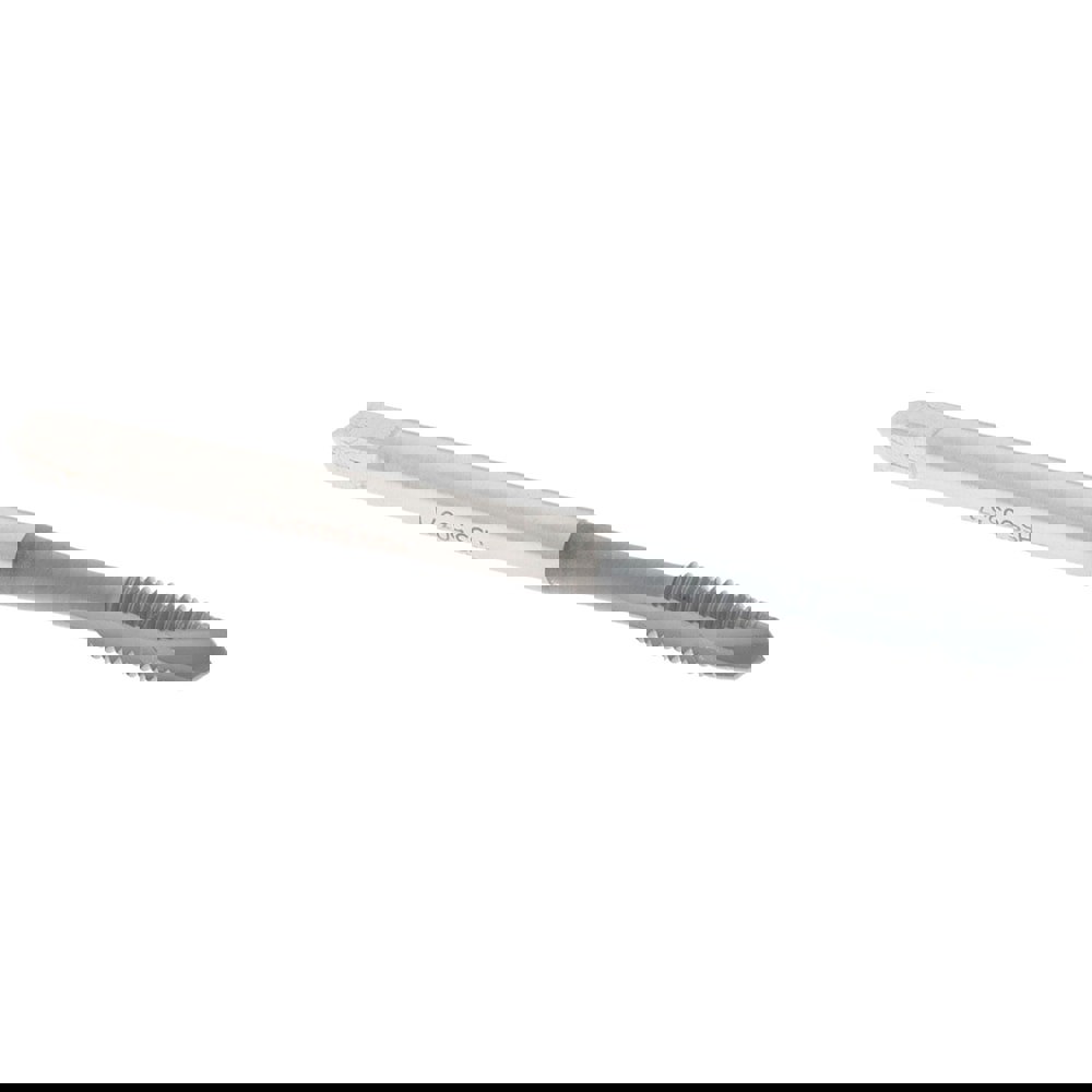 Spiral Point Tap: M3.5x0.6 Metric Coarse, 2 Flutes, Plug Chamfer, 6H Class of Fit, HSS, elektraLUBE Coated