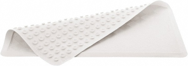 Safti-Grip Bath Mat Medium, White, Suction-Backed, Latex-Free