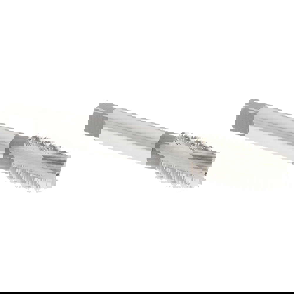 Spiral Point Tap: M14x2 Metric, 3 Flutes, Plug Chamfer, 6H Class of Fit, HSS, Bright/Uncoated Coated