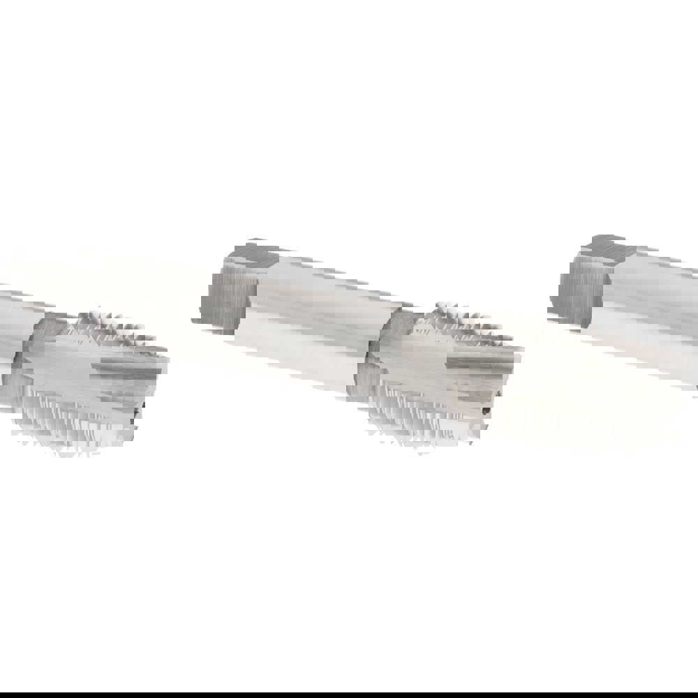 Spiral Point Tap: M18x2.5 Metric, 3 Flutes, Plug Chamfer, HSS, Bright/Uncoated Coated