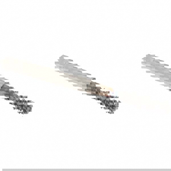 Spiral Flute Tap: M4x0.70, Metric Coarse, 3 Flute, Bottoming Chamfer, 6H Class of Fit, High-Speed Steel, TiCN Finish