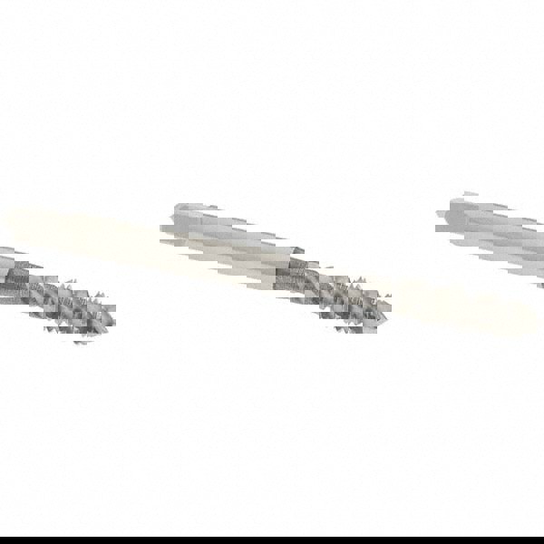 Spiral Flute Tap: M5x0.8, Metric Coarse, 3 Flute, Plug Chamfer, 6H Class of Fit, High-Speed Steel, Bright/Uncoated Finish