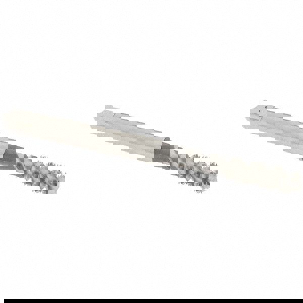 Spiral Flute Tap: M5x0.8, Metric Coarse, 3 Flute, Bottoming Chamfer, 6H Class of Fit, High-Speed Steel, Bright/Uncoated Finish