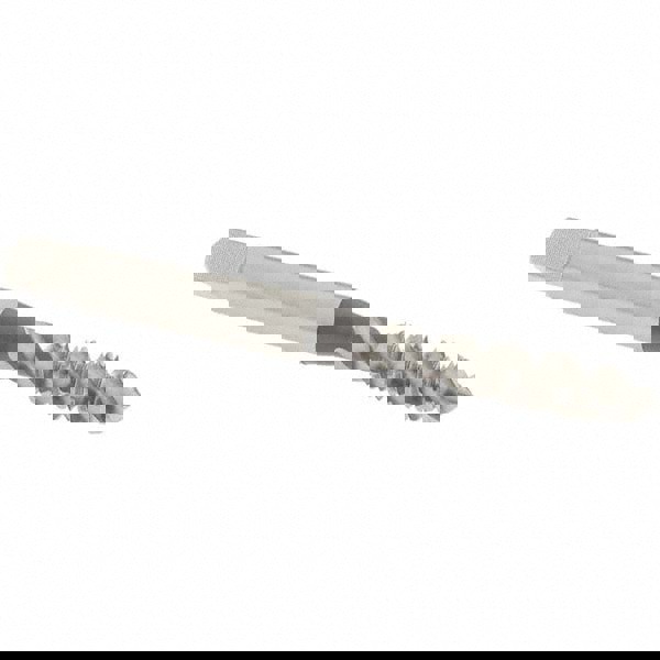 Spiral Flute Tap: M6x1, Metric Coarse, 3 Flute, Plug Chamfer, 6H Class of Fit, High-Speed Steel, Bright/Uncoated Finish